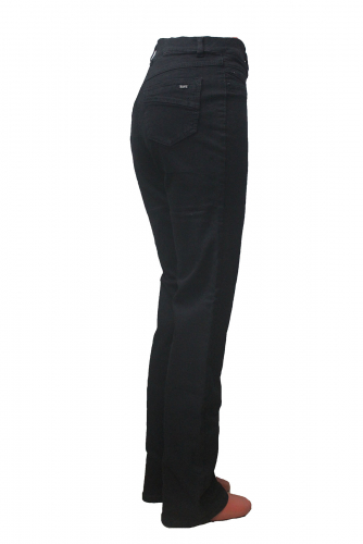 AF72783-4108-7--Прямые черные джинсы р.11,23