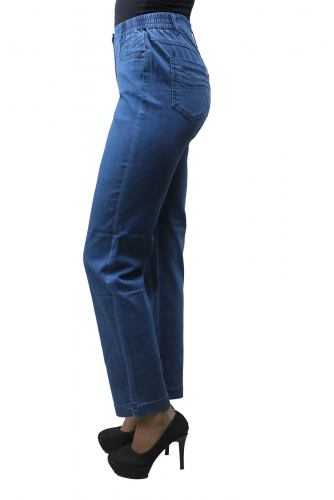 M-BL72126-162-2--Слегка приуженные светло-синие джинсы ЕВРО р.13