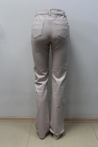 MS5628-5--Прямые бежевые брюки р.9 9