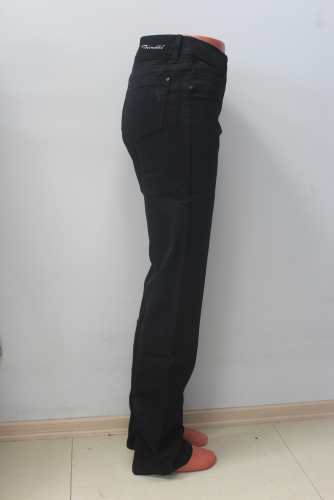 MS7589--Прямые черные джинсы р.9,11