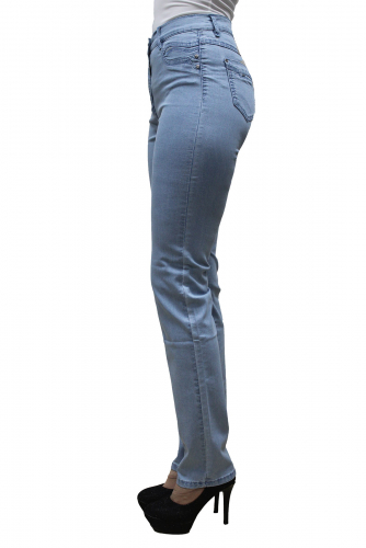 SS71398-161-4--Слегка приуженные голубые джинсы р.9(4 шт)