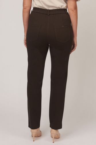 Слегка приуженные коричневые брюки ЕВРО (ряд 46-58) арт. M-BL73145-7543-3