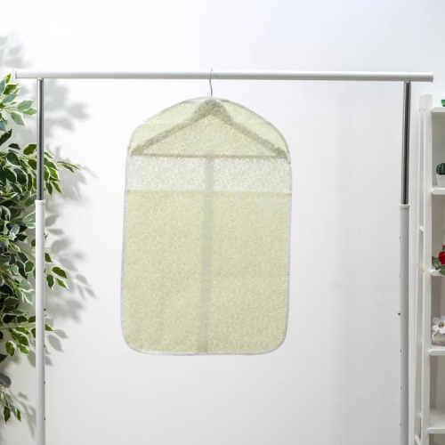 Чехол для одежды Доляна «Фло», 45×70 см, цвет бежевый