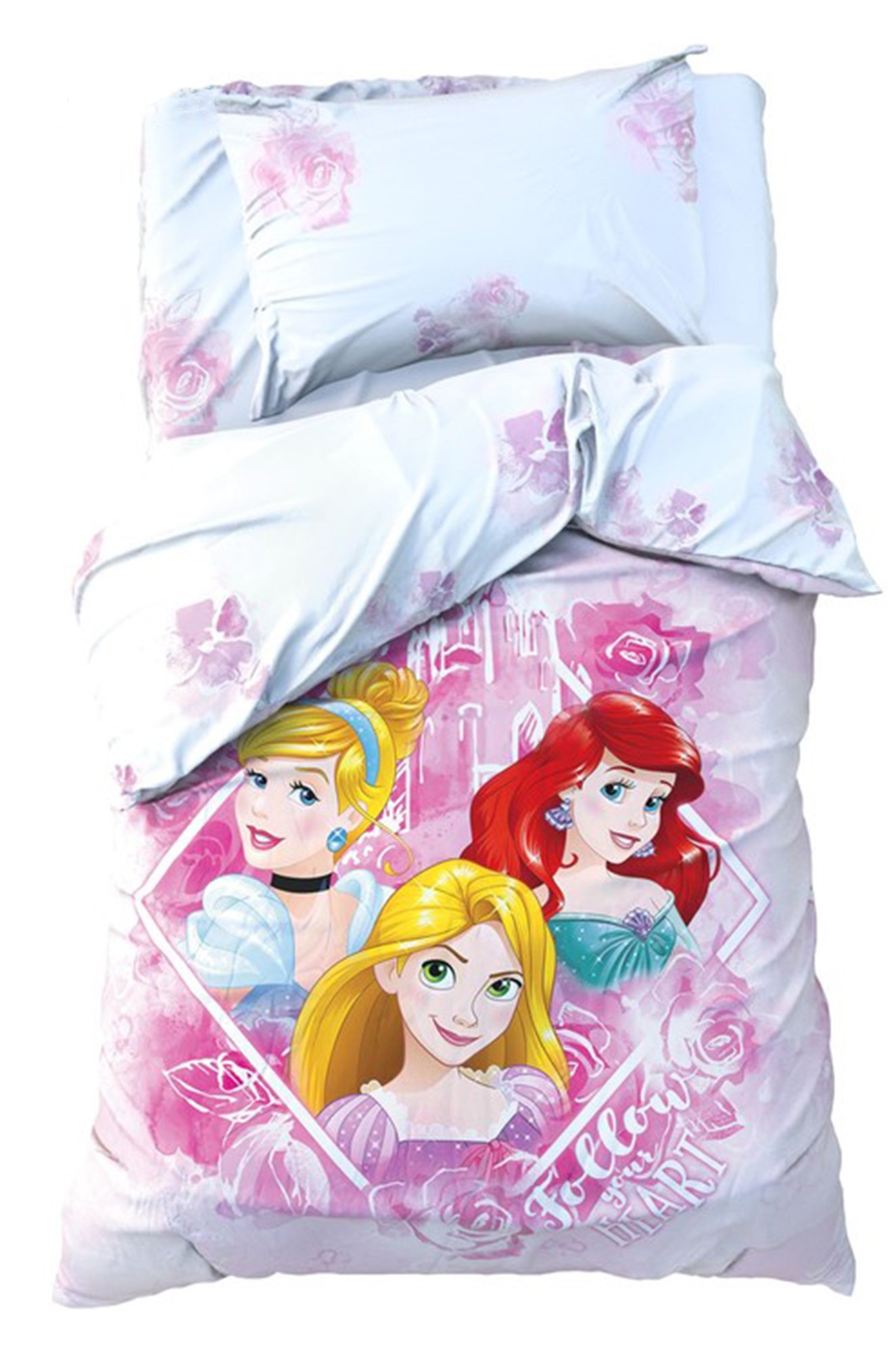 Disney, Детское постельное белье из поплина, 1,5 сп, наволочки 50*70 Disney