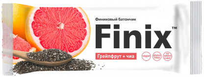 Финиковый батончик Finix с грейпфрутом и семенами чиа