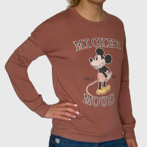 Молодежная женская кофточка реглан Disney – твой стиль качает харизматичный  Микки-Маус №788