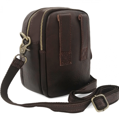 Сумка мужская Borgo Antico. Кожа. 1185 brown