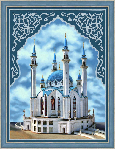 Алмазная вышивка Мечеть Кул-Шариф (АЖ-1741) - картина стразами