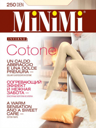 Колготки женские MINIMI Cottone 250 Maxi