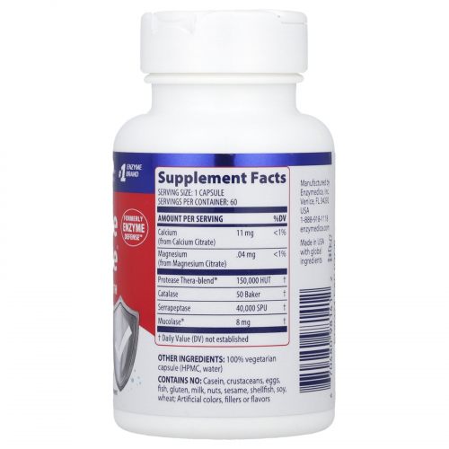 Enzymedica, Immune Defense®, регулярное действие, капсулы