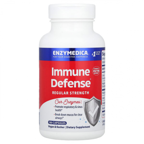 Enzymedica, Immune Defense®, регулярное действие, капсулы
