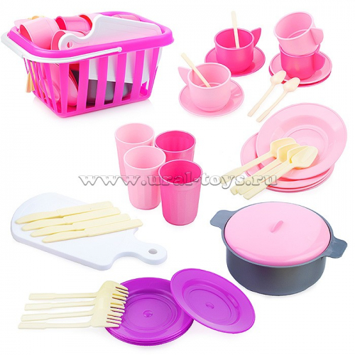 Набор детской посуды Пикник 39 предметов