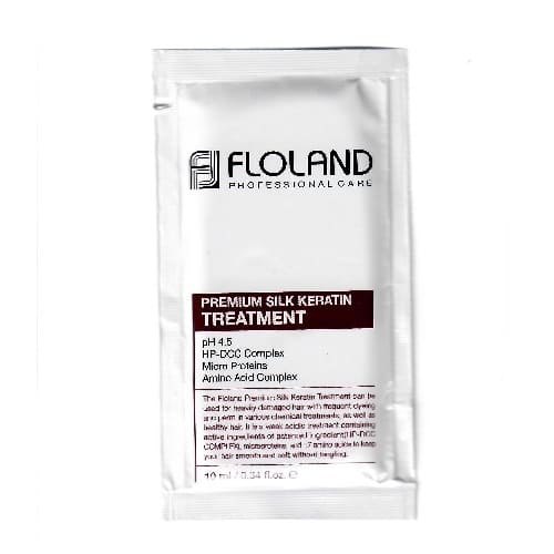 Пробник FLOLAND Premium Silk Keratin Treatment 10мл*5шт