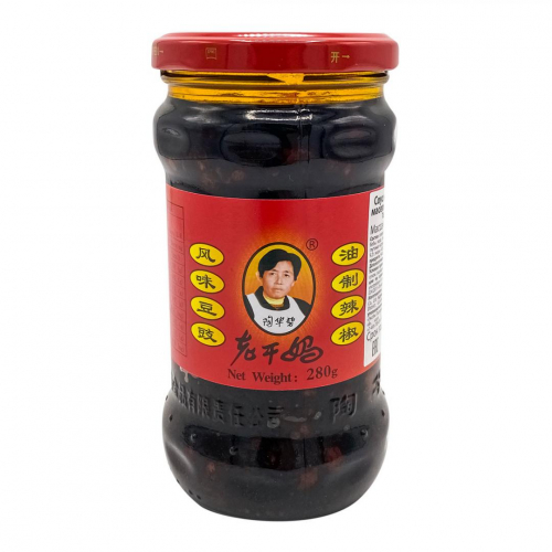 LAO GAN MA Black soybean sauce Соус из черных соевых бобов 280 г