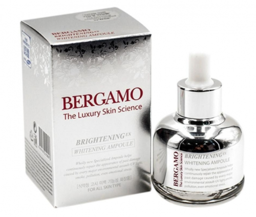 Сыворотка против пигментации кожи лица Bergamo Brightening EX Whitening Ampoule 30мл