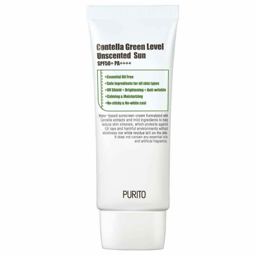 Cолнцезащитный крем PURITO Centella Green Level Unscented Sun SPF50 50мл