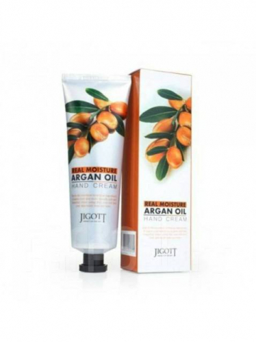 Крем для рук с аргановым маслом Jigott Real Moisture Argan Oil Hand Cream 100мл