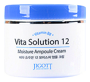 Крем ампульный увлажняющий JIGOTT Vita Solution 12 Moisture Ampoule Cream 100мл