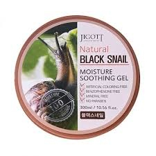 Гель увлажняющий с черной улиткой JIGOTT Natural Black Snail Moisture Soothing Gel 300мл