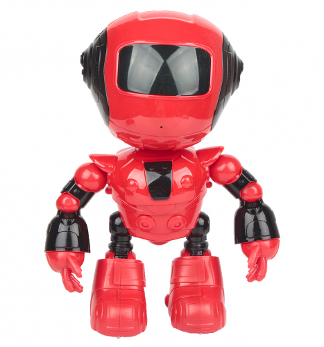 Робот на радиоуправлении Игруша 31 см, цвет: красный