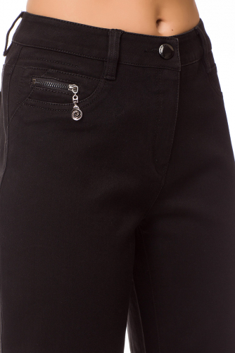 S8899--От бедра прямые черные джинсы р.9(2шт),11