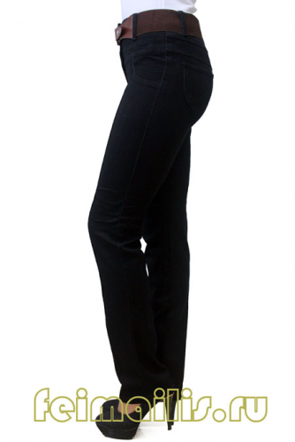 SS6082--Слегка приуженные черные джинсы р.9,9,9