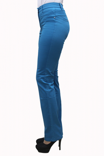 S70855A-1399-15--Слегка приуженные голубые брюки р.9