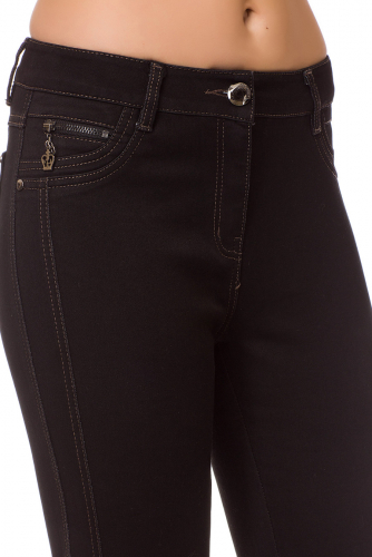 SS8486--Слегка приуженные черные джинсы р.9(12 шт)