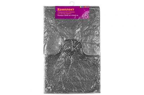 Набор ковриков 2 шт. 50*45*2,5 см и 80*50*2,5 см 