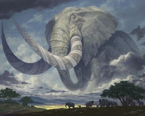 Картина по номерам 40х50 - Бог слон