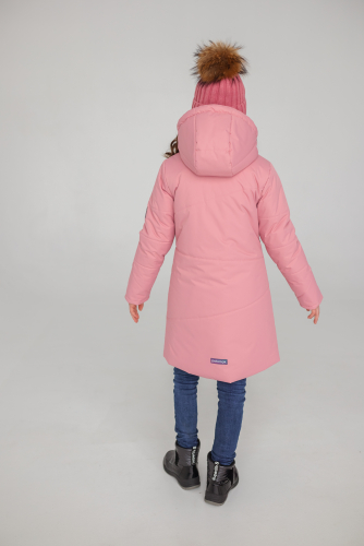 Пальто для девочки ЛЕА -пыльно-розовый