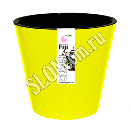 Горшок для цветов Фиджи D 160 мм/1,6 л желтый