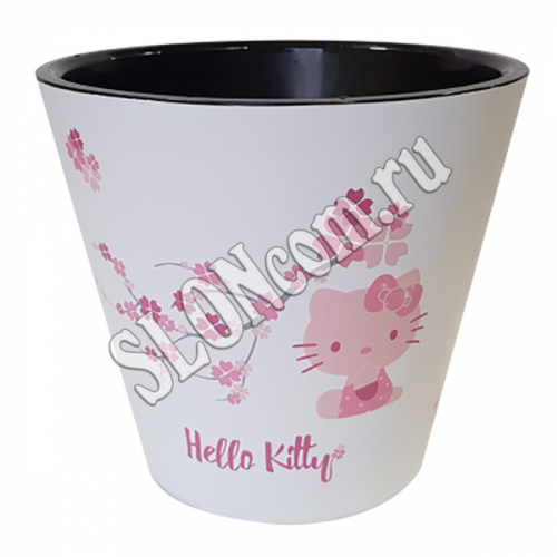 Горшок для цветов London 160 мм/1,6 л Hello Kitty, Сакура