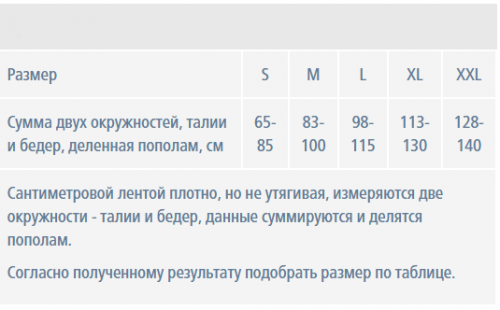 Корсет поясничный полужёсткой фиксации Экотен ПРР-121