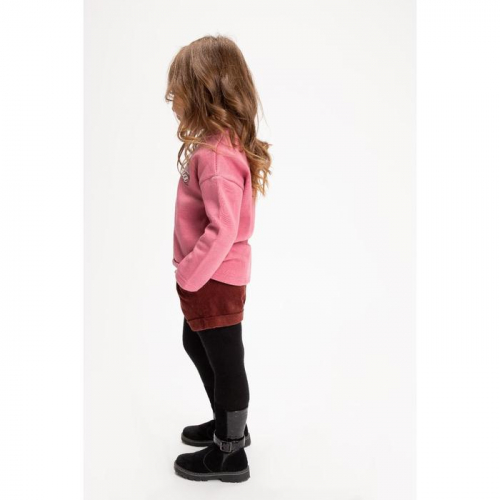 Шорты утеплённые для девочки, цвет бордовый, 104-110 см (110)