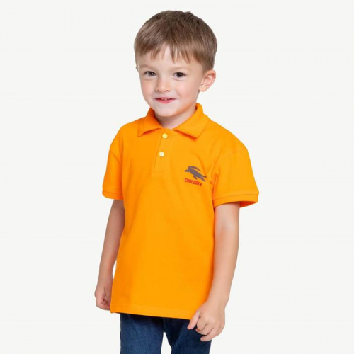 Футболка для мальчика «Крок», цвет оранжевый, рост 110 см