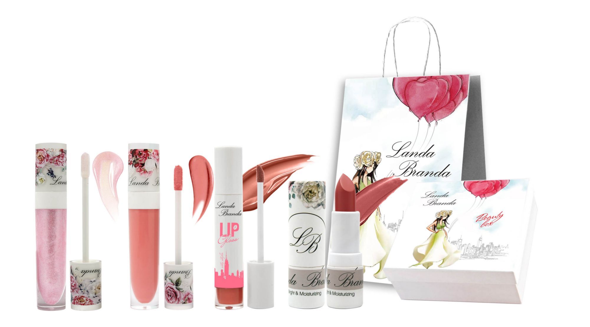 Ланда бранда. Landa Branda помада. Landa Branda Gift Set свотчи помад. Landa Branda Lip Colors Pallet. Ланда Бранда жидкая лаковая помада палитра.