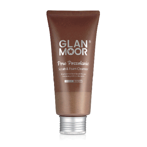 Glan Moor Pore Pozzolanic Scrub & Foam Cleanser - Пенка-скраб для умывания с пуццоланом 100мл. купить недорого в магазине Корейские товары для всей семьи(КорОпт)