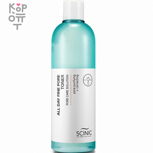 SCINIC All Day Fine Pore Toner Renewal - Очищающий и сужающий поры тоник купить недорого в магазине Корейские товары для всей семьи(КорОпт)