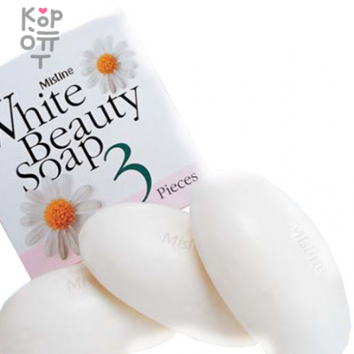 Mistine white beauty soap - Мыло для лица и тела 3 шт*70 гр. купить недорого в магазине Корейские товары для всей семьи(КорОпт)