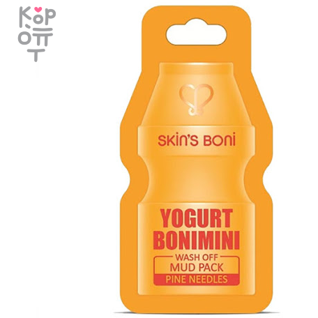 Skin’s Boni Yogurt Bonimini Wash Off Mud Pack Green Tea - Очищающая глиняная маска с зеленым чаем 15 мл. х 12 шт. купить недорого в магазине Корейские товары для всей семьи(КорОпт)