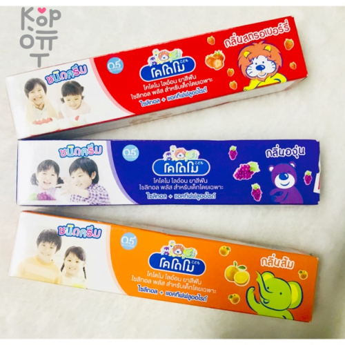 АКЦИЯ! LION Kodomo - Детская Зубная паста 40гр., тайская версия. купить недорого в магазине Корейские товары для всей семьи(КорОпт)
