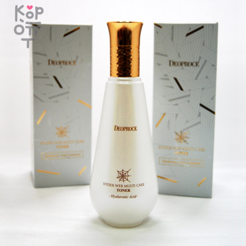 Deoproce Spider Web Multi Care Toner 150ml - Омолаживающий тонер с протеинами паутины 150мл. Внимание! Стекло