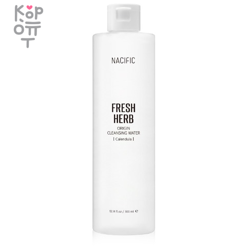 Nacific Fresh Herb Origin Cleansing Water Calendula - Очищающая вода для снятия макияжа с экстрактом календулы 300мл купить недорого в магазине Корейские товары для всей семьи(КорОпт)
