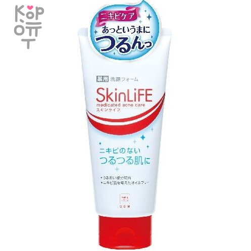 SKINLIFE Очищающая пенка-мусс с антибактериальным эффектом для умывания и профилактики акне, 110г. купить недорого в магазине Корейские товары для всей семьи(КорОпт)