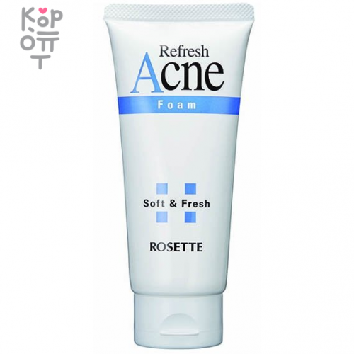 Rosette Acne Foam Пенка для умывания для проблемной подростковой кожи с серой, 120гр.
