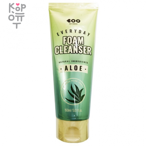 Dearboo Aloe Everyday Foam Cleanser - Пенка для умывания с алоэ 150мл