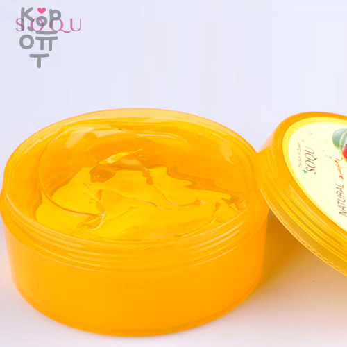 SOQU Natural Mango Soothing Gel - Успокаивающий гель с Манго (банка), 300мл. купить недорого в магазине Корейские товары для всей семьи(КорОпт)