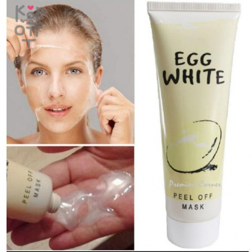 Mistine EGG WHITE PEEL OFF MASK - Маска-плёнка для лица с Яичным Белком для сужения пор, 100гр. купить недорого в магазине Корейские товары для всей семьи(КорОпт)