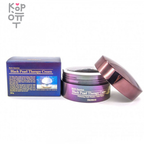 Deoproce Black Pearl Therapy Cream - Крем с черным жемчугом антивозрастной 100г купить недорого в магазине Корейские товары для всей семьи(КорОпт)